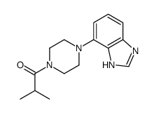 Piperazine, 1-(1H-benzimidazol-4-yl)-4-(2-methyl-1-oxopropyl)-结构式