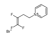 1-(3,4,4-trifluorobut-3-enyl)pyridin-1-ium,bromide Structure