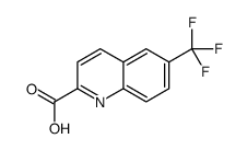 6-(三氟甲基)喹啉-2-羧酸结构式