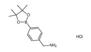 (4-(4,4,5,5-TETRAMETHYL-1,3,2-DIOXABOROLAN-2-YL)PHENYL)METHANAMINE HYDROCHLORIDE picture