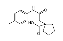 Cyclopentanecarboxylic acid, 1-[2-[(4-methylphenyl)amino]-2-oxoethyl] picture