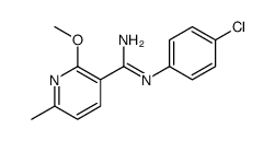 N'-(4-chlorophenyl)-2-methoxy-6-methylpyridine-3-carboximidamide Structure