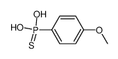 (4-methoxyphenyl)phosphonothioic O,O'-acid Structure