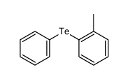 phenyl(o-tolyl)tellane Structure