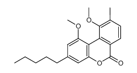 1,10-dimethoxy-9-methyl-3-pentyl-6H-benzo[c]chromen-6-one结构式