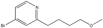 4-bromo-2-(4-methoxybutyl)pyridine结构式