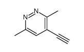 Pyridazine, 4-ethynyl-3,6-dimethyl- (9CI) structure