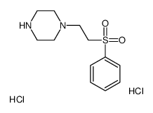 1-(2-BENZENESULFONYL-ETHYL)PIPERAZINE 2HCL Structure