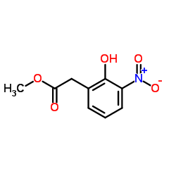 2-(2-羟基-3-硝基苯)乙酸甲酯结构式