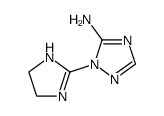 5-amino-1-(4,5-dihydroimidazol-2-yl)-1H-1,2,4-triazole结构式