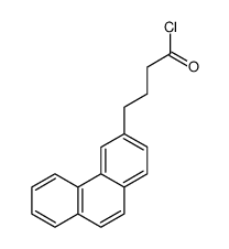 3-phenanthrenebutanoyl chloride Structure