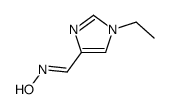 N-[(1-ethylimidazol-4-yl)methylidene]hydroxylamine Structure