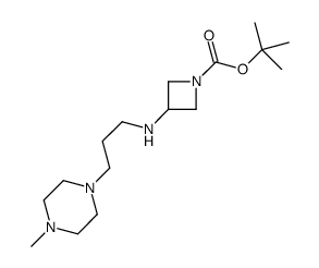 1-BOC-3-[(4-METHYL-PIPERAZIN-1-YLPROPYL)-AMINO]-AZETIDINE Structure