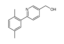 [6-(2,5-dimethylphenyl)pyridin-3-yl]methanol结构式