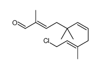 11-chloro-2,5,5,9-tetramethylundeca-2,6,9-trienal结构式