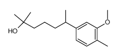 2-Hydroxy-2-methyl-6-(3-methoxy-4-methylphenyl)-heptane Structure