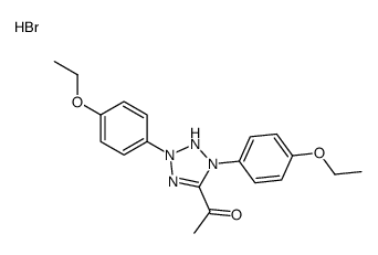 1-[1,3-bis(4-ethoxyphenyl)-1,2-dihydrotetrazol-1-ium-5-yl]ethanone,bromide结构式