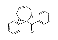 phenyl-(2-phenyl-4,7-dihydro-1,3-dioxepin-2-yl)methanone Structure