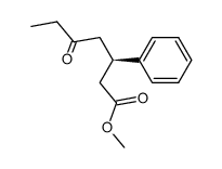 methyl (3R)-5-oxo-3-phenylheptanoate Structure