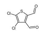4,5-Dichlorothiophene-2,3-dicarbaldehyde结构式