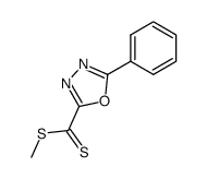 methyl 5-phenyl-1,3,4-oxadiazole-2-carbodithioate结构式