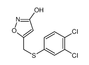 5-[(3,4-dichlorophenyl)sulfanylmethyl]-1,2-oxazol-3-one Structure