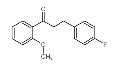 3-(4-FLUOROPHENYL)-2'-METHOXYPROPIOPHENONE结构式