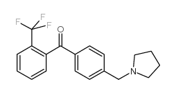 4'-PYRROLIDINOMETHYL-2-TRIFLUOROMETHYLBENZOPHENONE图片