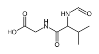 Glycine, N-(N-formylvalyl)结构式