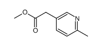 Methyl 2-(6-methylpyridin-3-yl)acetate Structure