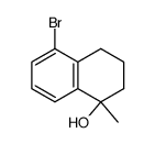 1-Methyl-5-brom-1,2,3,4-tetrahydro-1-naphthol Structure