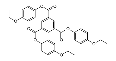 tris(4-ethoxyphenyl) benzene-1,3,5-tricarboxylate Structure