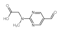 2-[(5-formylpyrimidin-2-yl)-methylamino]acetic acid Structure