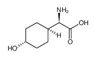 (S,1,4)-AMINO-4-HYDROXY-CYCLOHEXANEACETIC ACID结构式