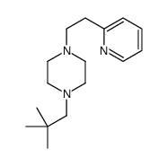 1-(2,2-dimethylpropyl)-4-(2-pyridin-2-ylethyl)piperazine Structure