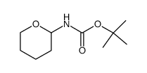 tetrahydropyran-2-yl-carbamic acid tert-butyl ester Structure