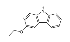 3-Ethoxy-beta-carboline structure