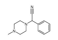 2-(4-methylpiperazin-1-yl)-2-phenylacetonitrile Structure