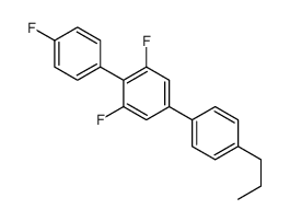 1,3-difluoro-2-(4-fluorophenyl)-5-(4-propylphenyl)benzene结构式