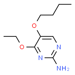 Pyrimidine, 2-amino-5-butoxy-4-ethoxy- (7CI)结构式
