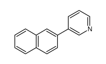 3-(NAPHTHALEN-2-YL)PYRIDINE结构式