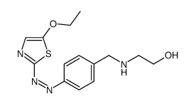 2-[[4-[(5-ethoxy-1,3-thiazol-2-yl)diazenyl]phenyl]methylamino]ethanol结构式