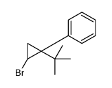 (2-bromo-1-tert-butylcyclopropyl)benzene结构式