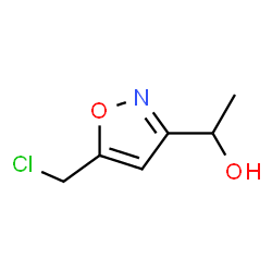 3-Isoxazolemethanol,5-(chloromethyl)--alpha--methyl-,(-)-(9CI) structure