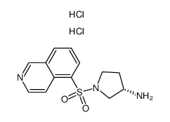 (S)-1-(Isoquinoline-5-sulfonyl)-pyrrolidin-3-ylamine dihydrochloride结构式