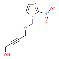 2-Butyn-1-ol, 4-((2-nitro-1H-imidazol-1-yl)methoxy)-结构式