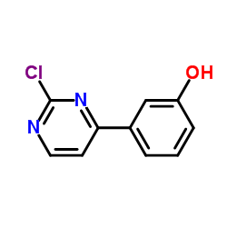 3-(2-Chloro-4-pyrimidinyl)phenol结构式