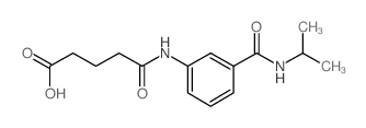 5-{3-[(Isopropylamino)carbonyl]anilino}-5-oxopentanoic acid结构式