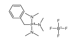 benzyl-tris(dimethylamino)phosphanium,tetrafluoroborate结构式