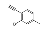 2-Bromo-1-ethynyl-4-methylbenzene Structure